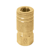 Conetor rapido hembra 1/4" ntp hembra de laton truper